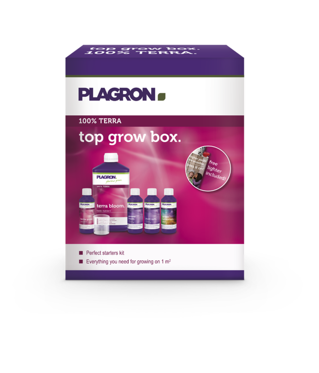 Plagron Top Grow Box 100% Terra Fertilizer Set (recommended for 1m2)