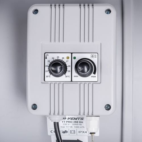 Vents-group TTUN PRO 315mm fan with power and temperature control 2050m3/h - Slika 3