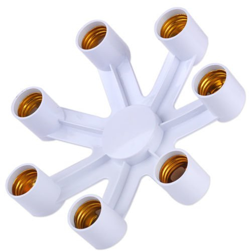 Splitter, splitter for E27 bulbs 7 sockets