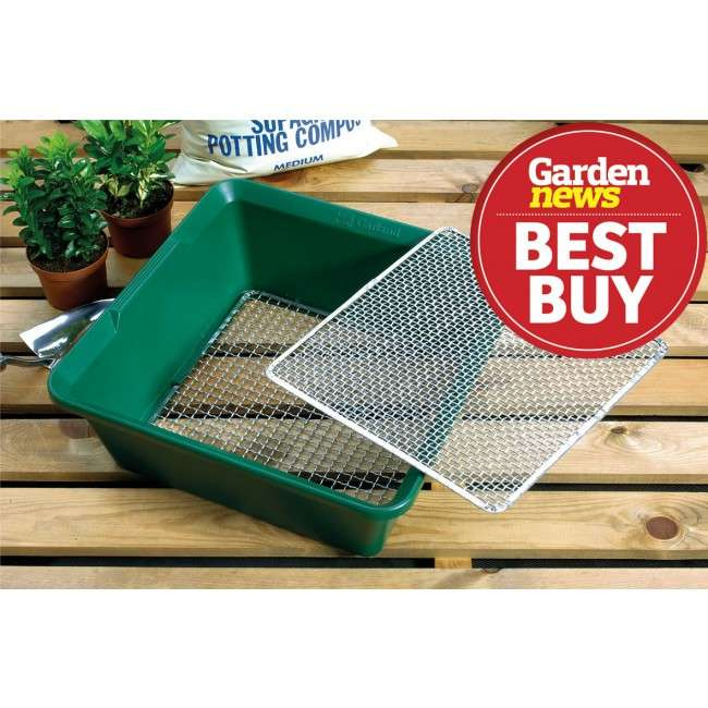 Garland horticultural 2in1 Sieve for sieving compost soil  - interchangeable eyelets