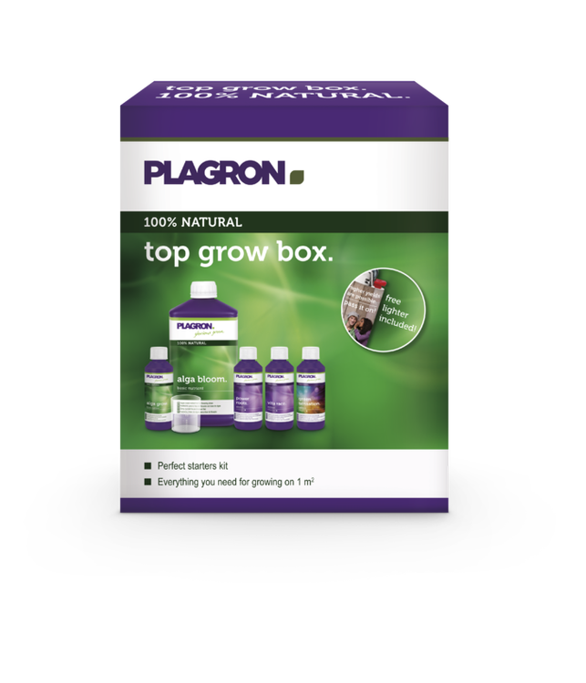 Plagron Top Grow Box 100% Natural Plagron Alga Fertilizer Set