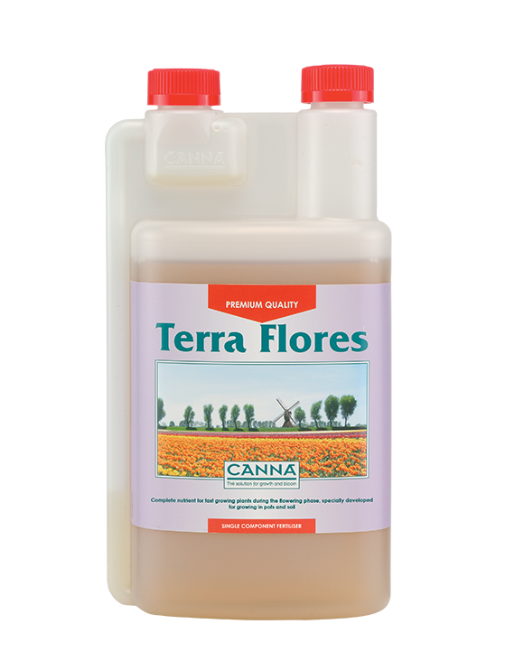 Canna Terra Flores Fertilizer 1L - base nutrient for bloom phase