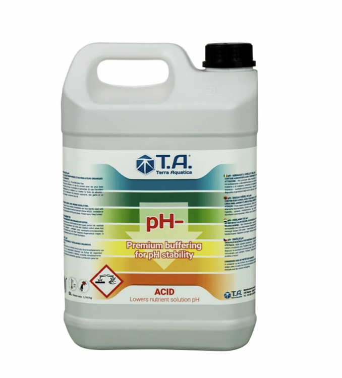 GHE Terra Aquatica pH down 5L regulator / Terra Aquatica Premium pH management