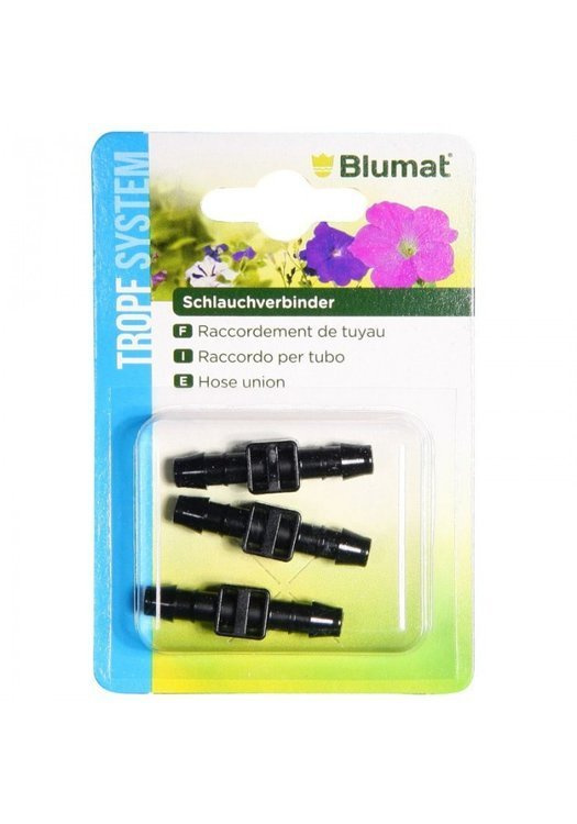 Blumat Hose connector straight 8-8mm, 3 pcs