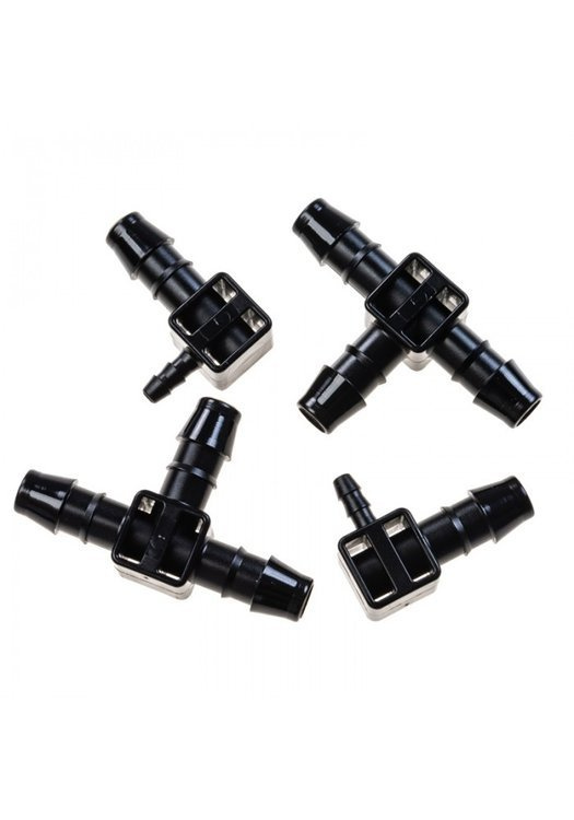 Blumat Type-T connector 8-8-8mm plus end connector 8-3mm, 2pcs. Each - Slika 2