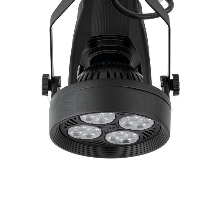 Lighting kit VERTICANA® 4x light bulb rail holder | BLACK | 45° lens - Slika 4