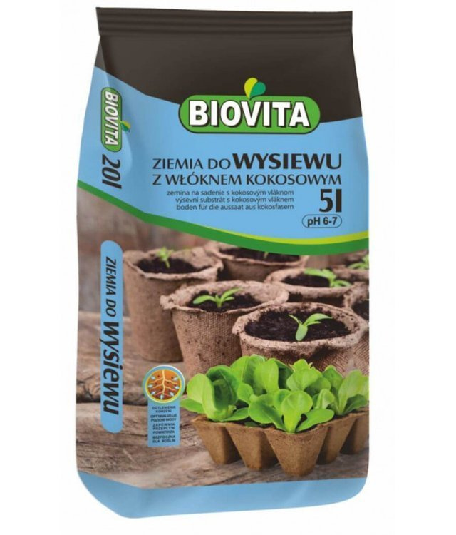 Biovita seed / sowing substrate with Coconut Fiber 5L