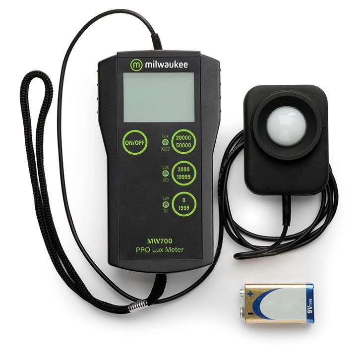 Milwaukee MW700 - 3-range electronic luxmeter / light meter - Slika 2