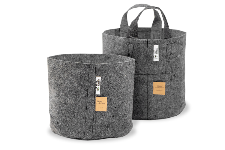 Growbag Root Pouch fabric pot 15x19cm 3,8L grey - Slika 2