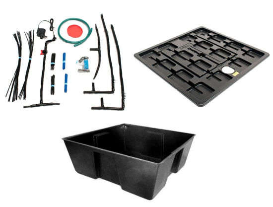WILMA SMALL WIDE hydroponic system 8 x 11L - 120x60xh20cm - Slika 2