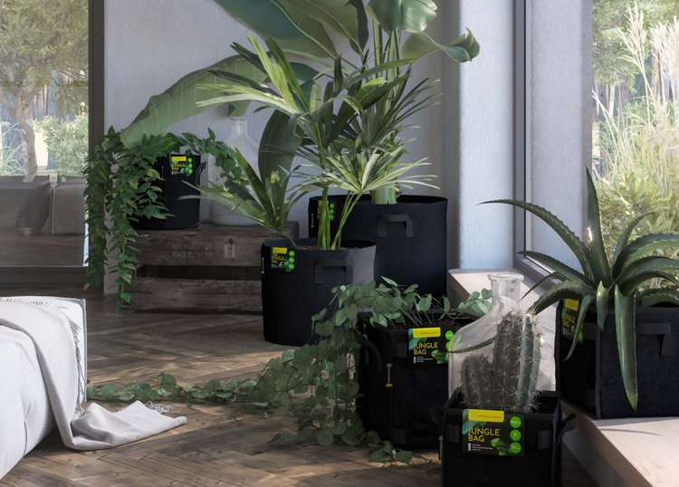 Herbgarden Jungle Bag 11L - fabric pot 23x23x23cm - Slika 5