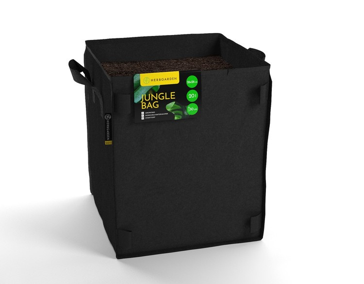 Herbgarden Jungle Bag 20L - fabric pot 26x26x h30cm - Slika 4