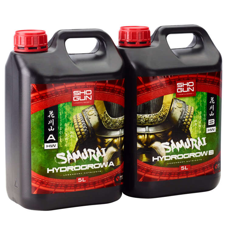 Shogun Fertilisers Samurai Hydro Grow Hard Water  2x5L (A&B)