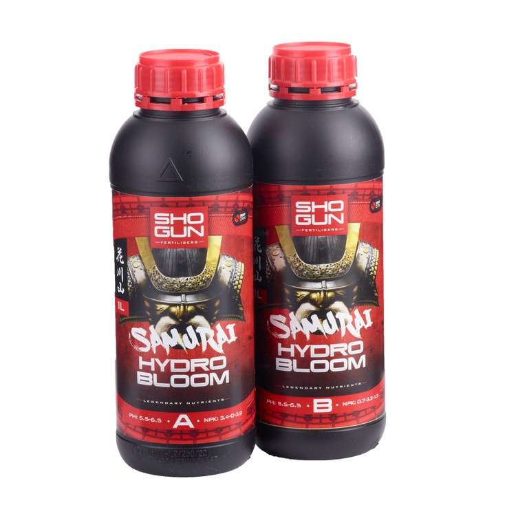 Shogun Fertilisers Samurai Hydro Bloom 2x1L (A&B) Soft Water