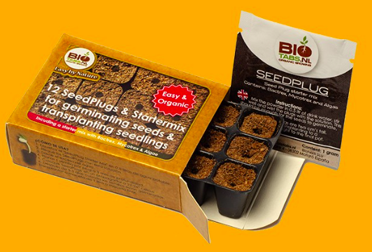 Biotabs Seedplugs - 12pcs with Starter mix for germinating seeds & transplanting seedlings - Slika 2