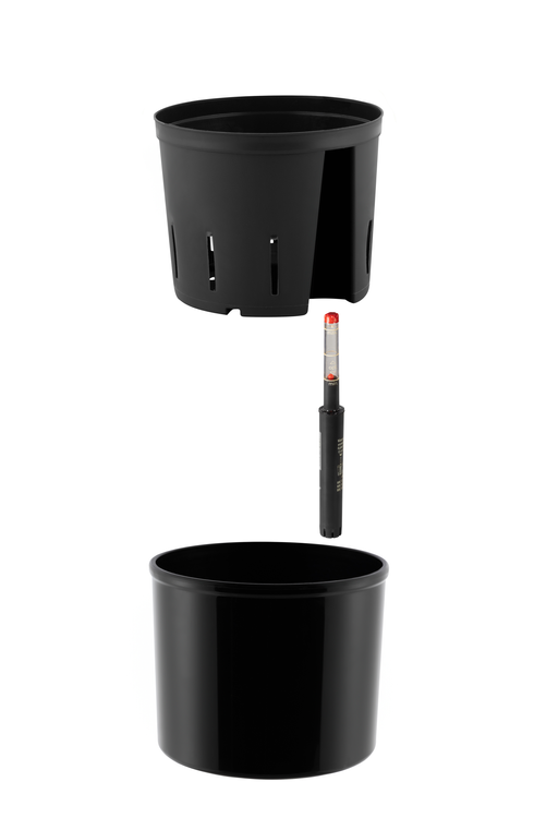 LENI hydroponics set 11/9 cover pot corona + hydro pot + h9 water indicator - Slika 2