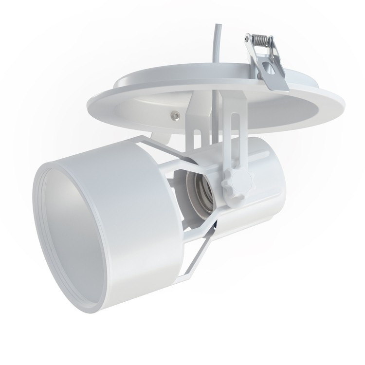 VERTICANA® Ceiling Holder | WHITE | Light bulb holder HOLDER-CP-W