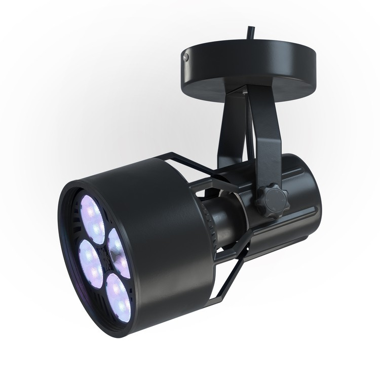 VERTICANA® SET 35W LED BULB 45° + Wall holder | Black - Slika 2