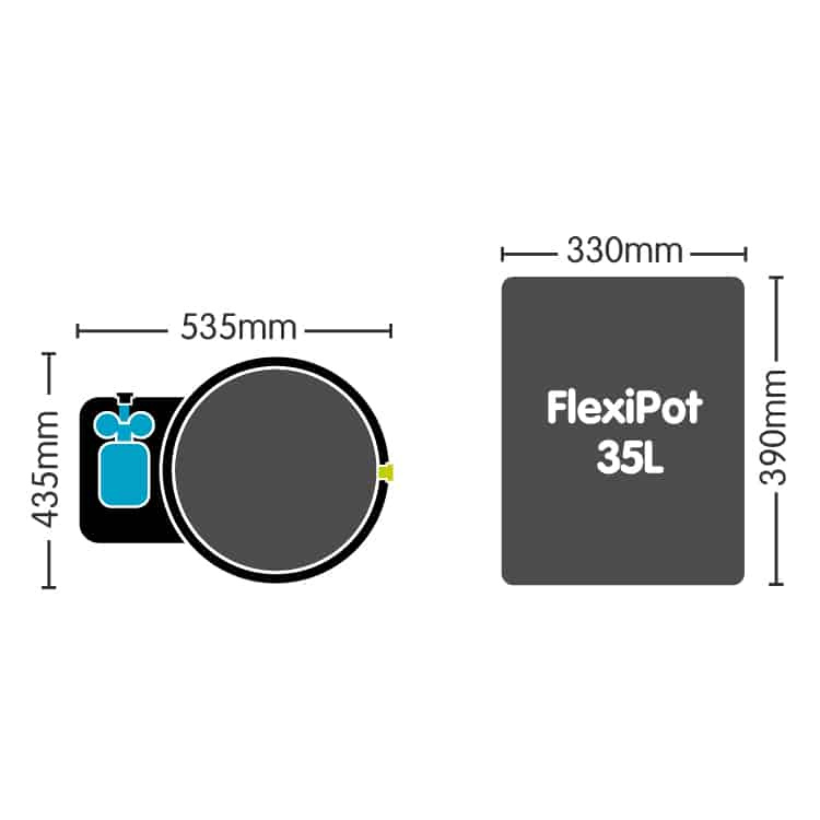 AutoPot XXL 35L Complete Module with FlexiPot - APXXL/35L/MODULE - Slika 2
