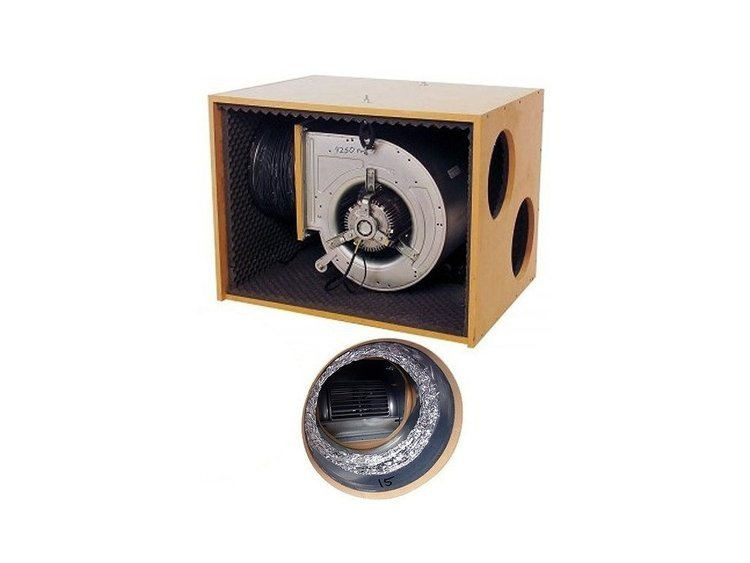 AirFan SoftBox - radial silenced fan 2x250mm 1200m3 / h - Slika 3