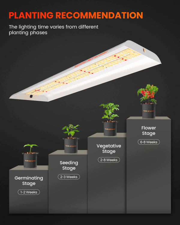 Spider farmer SF300 33W Full Spectrum 60cm Osram - for clones & seedlings - Slika 7