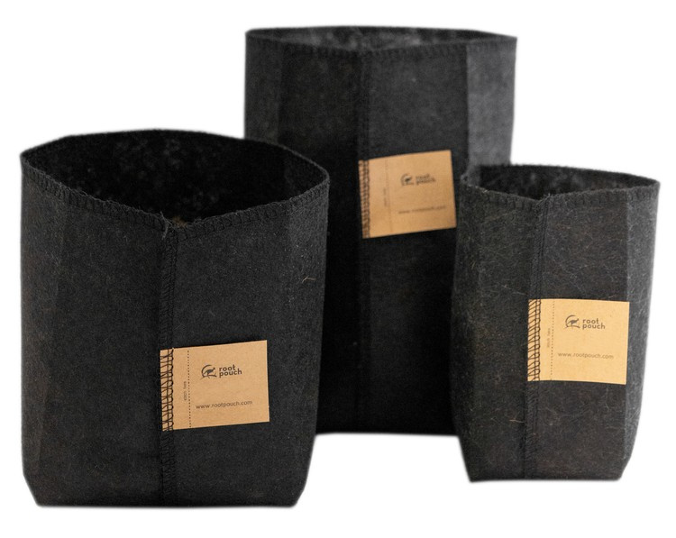 Growbag Root Pouch thinest black fabric pot 10x13cm 1L Thin Black - Slika 2