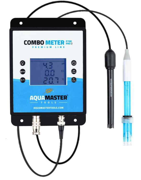 Aqua Master Tools P700 Pro 2 Combo Meter - pH, EC, CF, PPM, Temp.