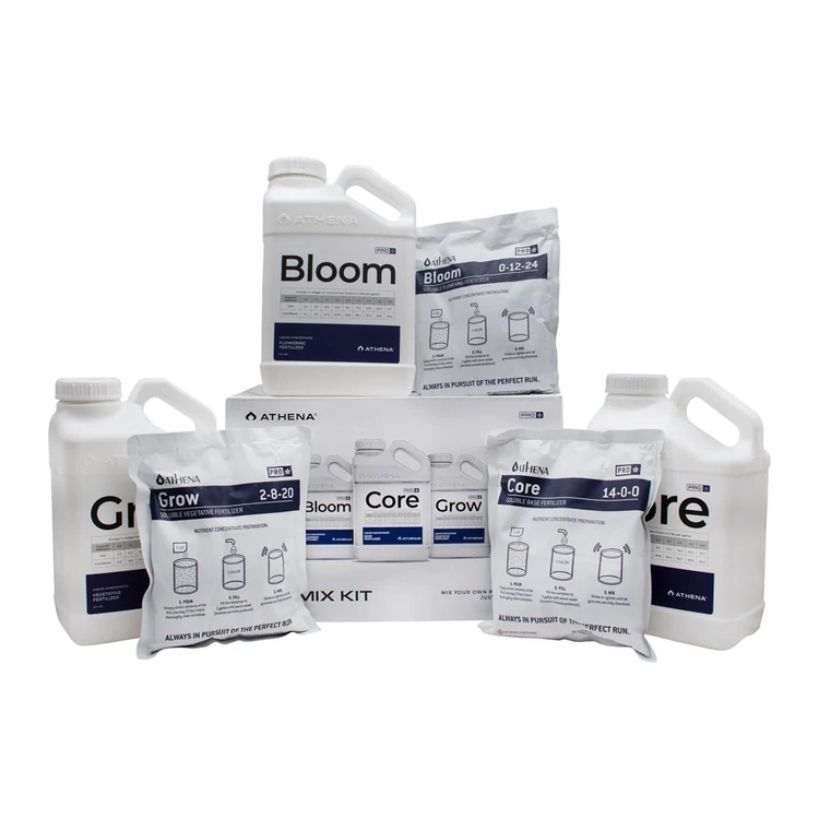Athena Pro Mixing Kit - highly concentrated soluble fertilizers set (Pro Core, Pro Grow, Pro Bloom) - Slika 3