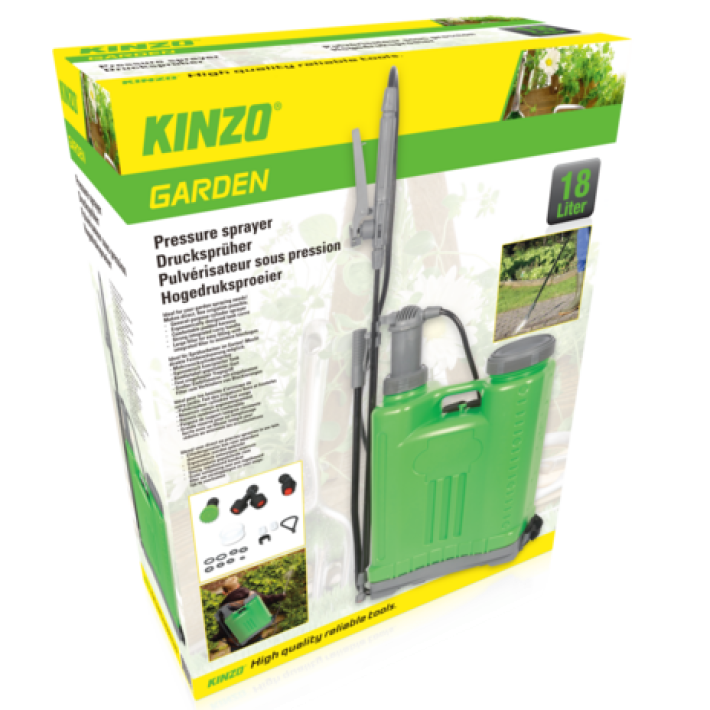Kinzo Garden Pressure backpack sprayer 18L with spraying lance - Slika 2