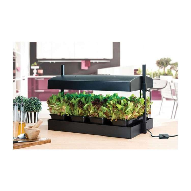 Garland Grow Light Garden Black 32W - set for growing herbs 62x40x47cm