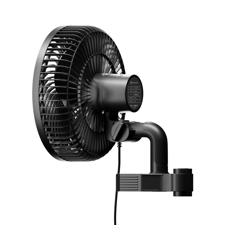 Herbgarden Oscillating Clip Fan 10W 3-speed fi 150mm - designed for grow tents - Slika 7