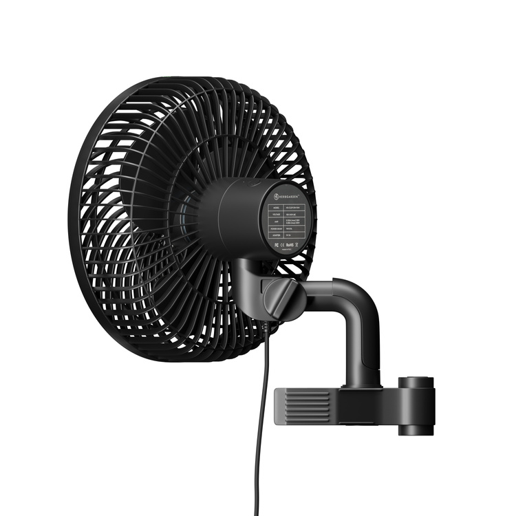 Herbgarden Oscillating Clip Fan 10W 3speed fi 150mm - designed for grow tents -- WHOLESALE 12pcs - Slika 2