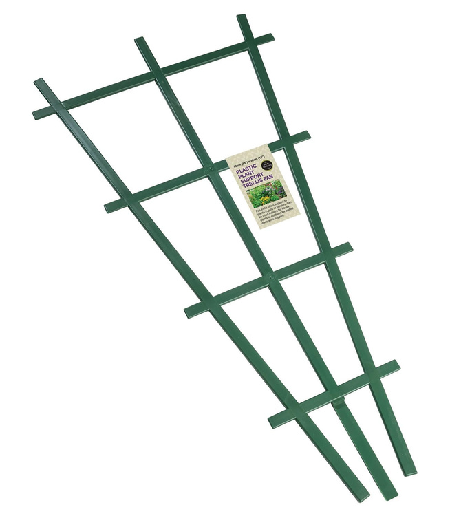 Garland Plastic Plant Support Trellis Fan Green 59cm H x 30cm