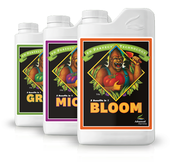 Advanced Nutrients MICRO BLOOM GROW 3x1L set with pH perfect formula