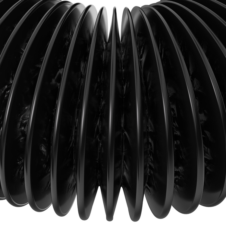 Croco Duct 125mm 2m - black 4 layer light-tite duct - Slika 6