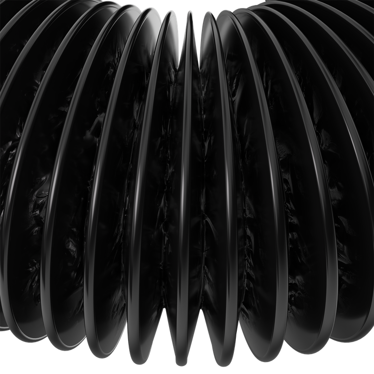 Croco Duct 150mm 2m - black 4 layer light-tite duct - Slika 2