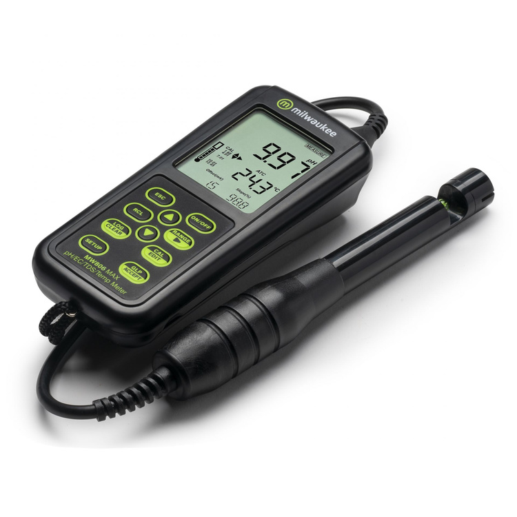 Milwaukee MW806 PRO - 4in1 meter pH/EC/TDS/Temp / combo meter - Slika 3