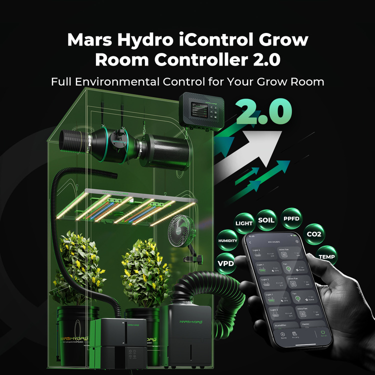 Mars Hydro Controller 43 - Smart Environmental Control System with Temperature/Humidity/Light 3-in-1 Sensor - Slika 9