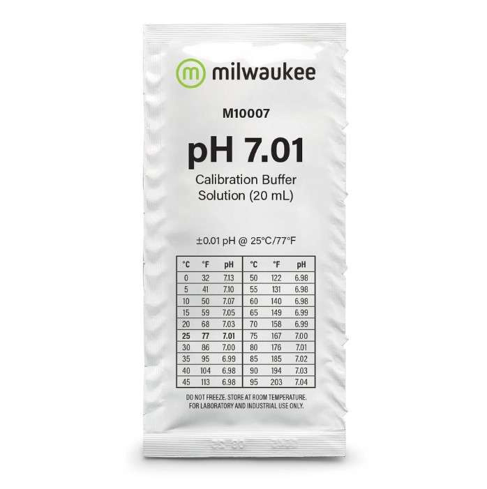 Milwaukee pH calibration fluid 7.01 20ml