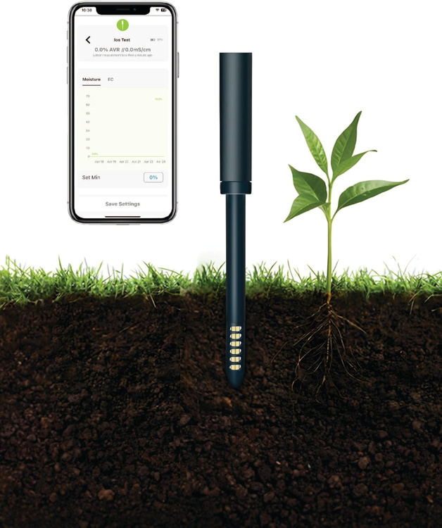 iBebot SoilQuality - Soil Moisture & Conductivity (EC) wireless sensor | data logger - Slika 2