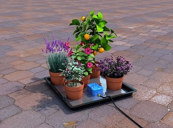 Irrigation system easy 2 go KIT tray Garland 120x120x12cm