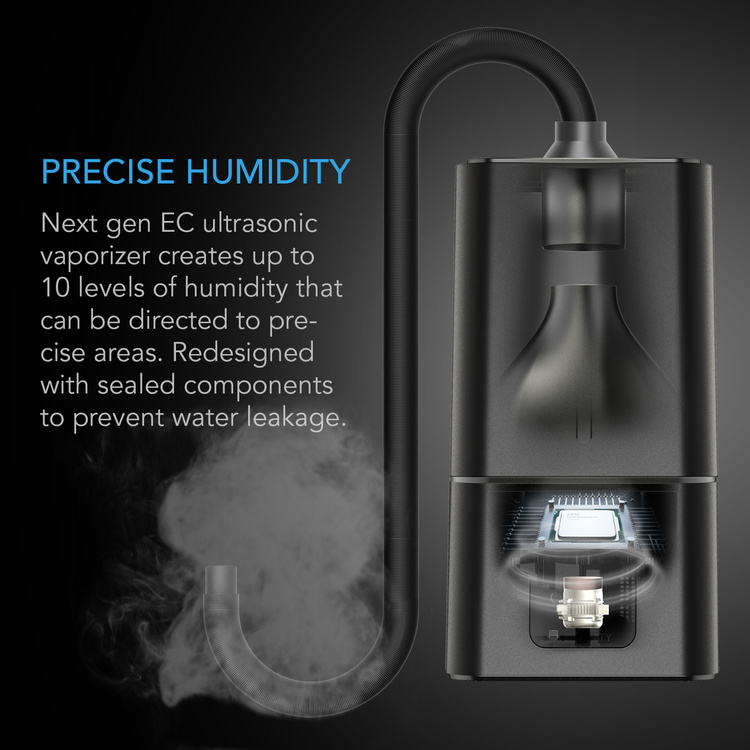 AC Infinity Ultrasonic Humidifier CLOUDFORGE T7 1300 ml/h 15L with smart controls - Slika 2