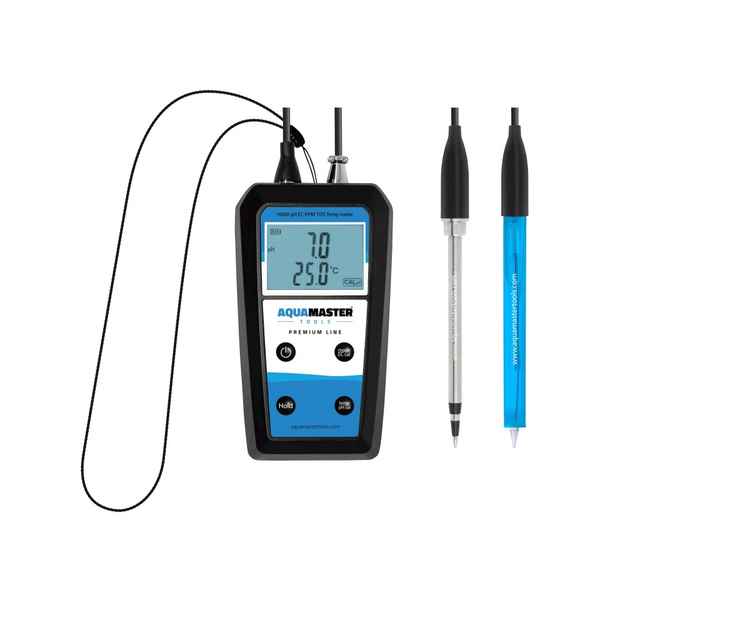 Aqua Master Tools H600 Pro Substrate Meter - pH, EC (PPM, TDS) & Temperature soil meter - Slika 3