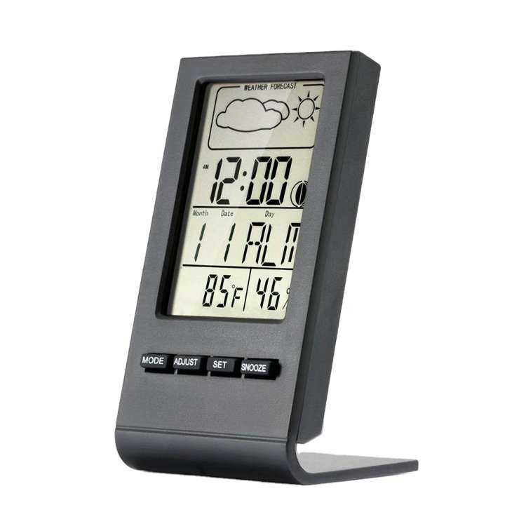 weather station - thermometer, hygrometer, barometer and calendar